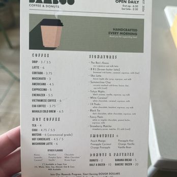 Bamboo Coffee & Donuts - Menu - Coffee & Tea Near Me - Louisville, Kentucky Bamboo Coffee & Donuts - Menu - Coffee & Tea Near Me - Louisville, Kentucky
