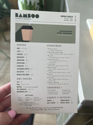 Menu photo 3 Bamboo Coffee & Donuts Louisville, KY Menu photo 3 Bamboo Coffee & Donuts Louisville, KY