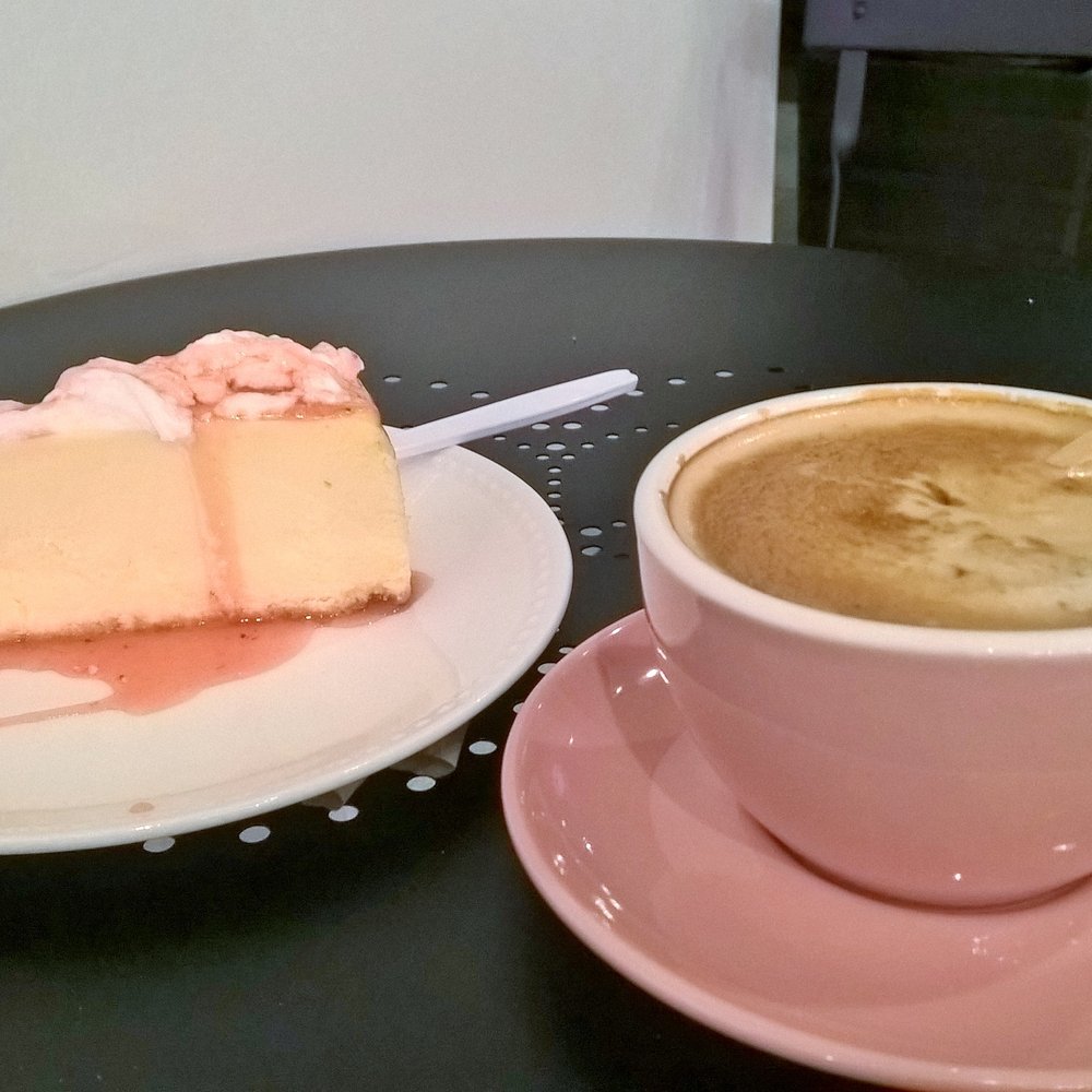 Hooked On Coffee - Café Latte served in a rose pink cup it was delightful ! - Coffee & Tea Near Me - Whittier, California Hooked On Coffee - Café Latte served in a rose pink cup it was delightful ! - Coffee & Tea Near Me - Whittier, California