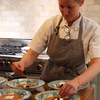 Chef Coco LaForge - Hard at work: Spicy Red Pepper Soup, yogurt, kale chips, yum! - Personal Chefs Near Me Chef Coco LaForge - Hard at work: Spicy Red Pepper Soup, yogurt, kale chips, yum! - Personal Chefs Near Me