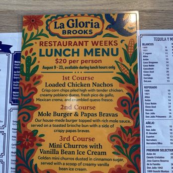 La Gloria - Brooks - Lunch menu - Mexican Near Me - San Antonio, Texas La Gloria - Brooks - Lunch menu - Mexican Near Me - San Antonio, Texas