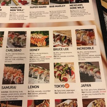 Hooked On Sushi - Hubby is about to eat some Bob Marley!! - Japanese Near Me - Encinitas, California