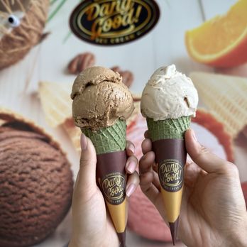 Dang Good Ice Cream - Vietnamese Ice cream & Cookie butter w/ matcha cone! - Desserts Near Me - Rowland Heights, California Dang Good Ice Cream - Vietnamese Ice cream & Cookie butter w/ matcha cone! - Desserts Near Me - Rowland Heights, California