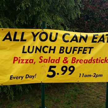 Pizza Factory - This is the picture of the misleading sign, the beginning of my ill fated lunch experience at Pizza Factory. - Pizza Near Me - Cameron Park, California Pizza Factory - This is the picture of the misleading sign, the beginning of my ill fated lunch experience at Pizza Factory. - Pizza Near Me - Cameron Park, California
