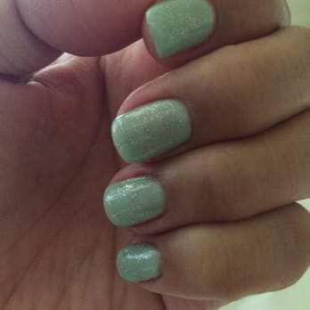 Number One Nail Pro - Seafoam & gold glitter shellac manicure - Nail Salons Near Me - Renton, Washington Number One Nail Pro - Seafoam & gold glitter shellac manicure - Nail Salons Near Me - Renton, Washington