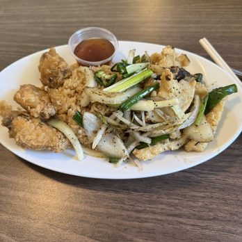 Annie's Panda Garden - Salt and Pepper Calamari and Szechuan chicken - Seafood Near Me - Vallejo, California Annie's Panda Garden - Salt and Pepper Calamari and Szechuan chicken - Seafood Near Me - Vallejo, California