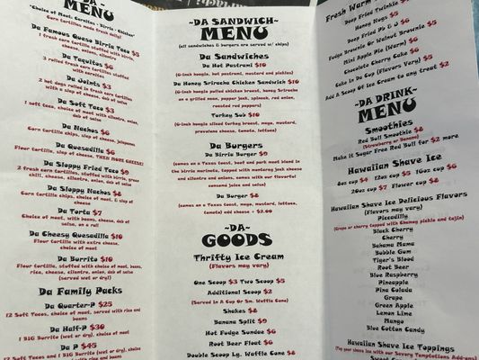 Menu photo 1 Da Taco Joint Bullhead City, AZ Menu photo 1 Da Taco Joint Bullhead City, AZ