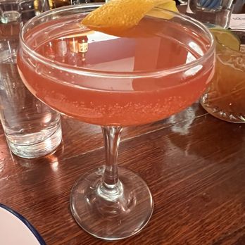 Scrag & Roe - Gin based cocktail (not on the menu) - Salad Near Me - Waitsfield, Vermont Scrag & Roe - Gin based cocktail (not on the menu) - Salad Near Me - Waitsfield, Vermont