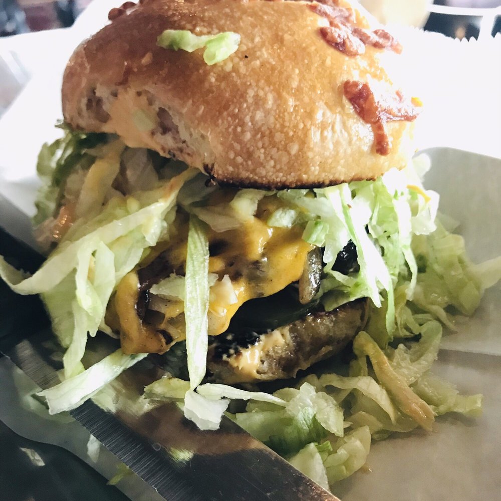 Aaron Schat's Roadhouse - Shot Gun Burger - American Near Me - Bishop, California Aaron Schat's Roadhouse - Shot Gun Burger - American Near Me - Bishop, California