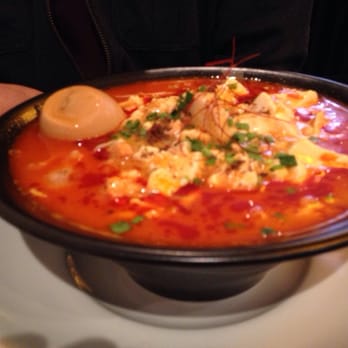 RYUS Noodle Bar - Spicy miso with boiled egg - Ramen Near Me - Toronto, Ontario RYUS Noodle Bar - Spicy miso with boiled egg - Ramen Near Me - Toronto, Ontario