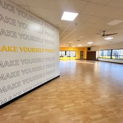 East Belleville YMCA - Find your rhythm and your people in our renovated studio, featuring the new "Make Yourself Proud" motivational wall.