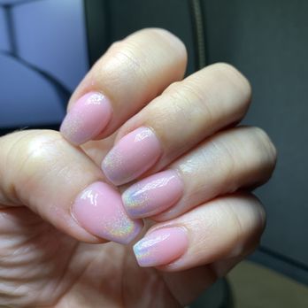 Lavish Nails and Spa - Halographic ombre dip over natural nails - Nail Salons Near Me - Clarkston, Michigan Lavish Nails and Spa - Halographic ombre dip over natural nails - Nail Salons Near Me - Clarkston, Michigan