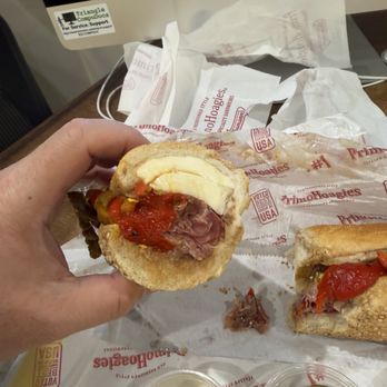 PrimoHoagies - Suprimo with cherry peppers and balsamic vinegar. - Sandwiches Near Me - Raleigh, North Carolina PrimoHoagies - Suprimo with cherry peppers and balsamic vinegar. - Sandwiches Near Me - Raleigh, North Carolina