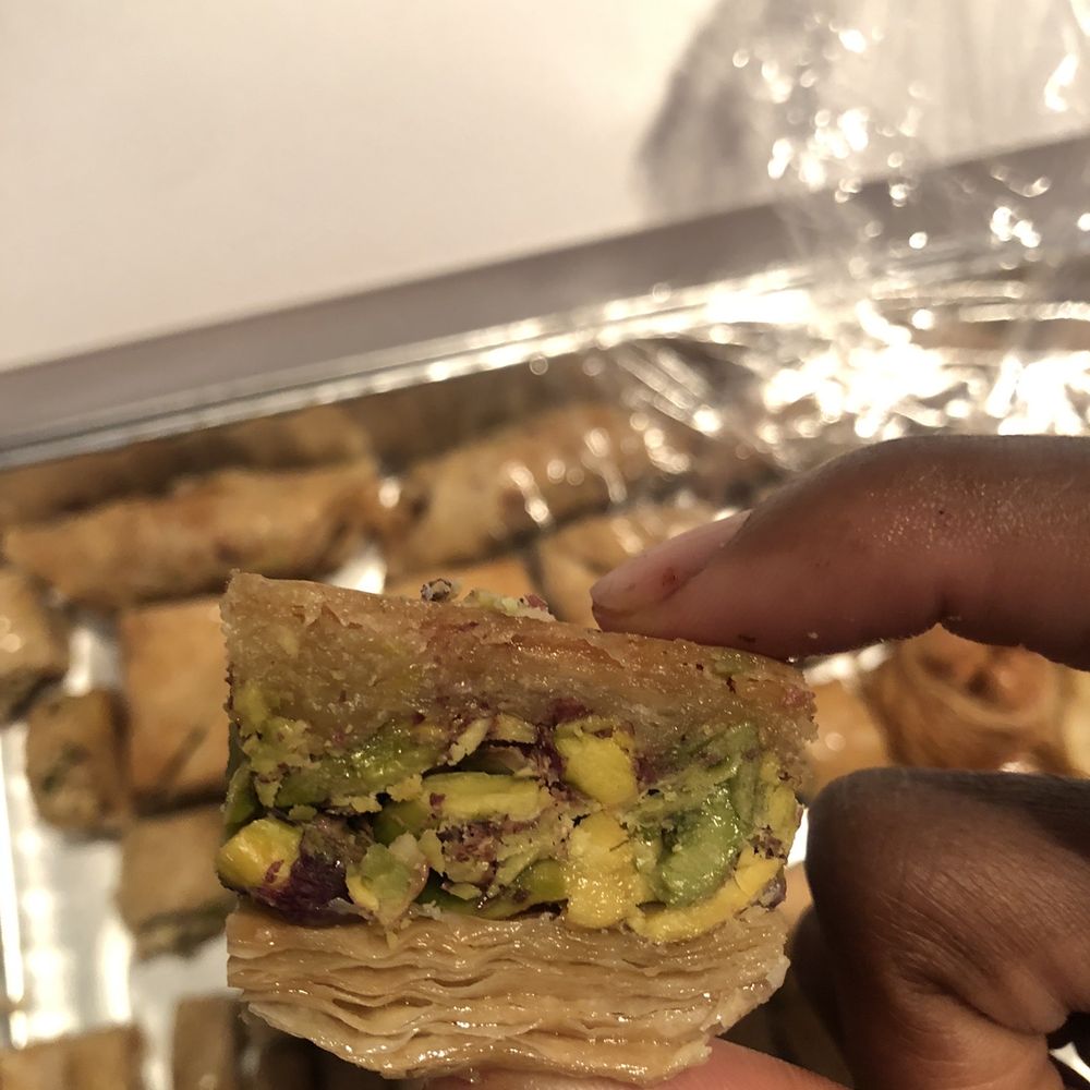 Nablus Sweets - Pretty yum 4/5. Pistachio was plentiful - Desserts Near Me - Bridgeview, Illinois Nablus Sweets - Pretty yum 4/5. Pistachio was plentiful - Desserts Near Me - Bridgeview, Illinois