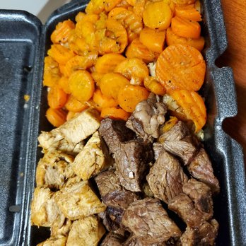 Soul Hibachi - Steak & chicken w carrots & fried rice meal - Food Trucks Near Me - Port St John, Florida