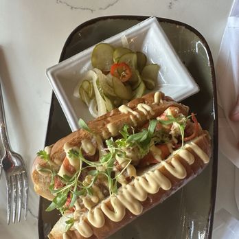 Glasspar - The Lobster Roll - lobster with no flavor served on Texas toast - Seafood Near Me - Dana Point, California Glasspar - The Lobster Roll - lobster with no flavor served on Texas toast - Seafood Near Me - Dana Point, California