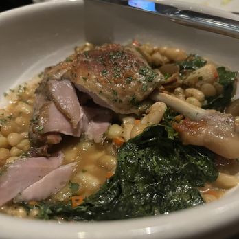 Haven Craft Kitchen + Bar - Duck confit with beans and spinach. - New American Near Me - Orange, California Haven Craft Kitchen + Bar - Duck confit with beans and spinach. - New American Near Me - Orange, California