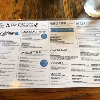 Fig Tree Cafe - Menu - Breakfast & Brunch Near Me - San Diego, California Fig Tree Cafe - Menu - Breakfast & Brunch Near Me - San Diego, California
