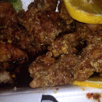 Dragon Light - Orange chicken.... Yeah that's supposed to be chicken - Chinese Near Me - Cleveland, Ohio Dragon Light - Orange chicken.... Yeah that's supposed to be chicken - Chinese Near Me - Cleveland, Ohio