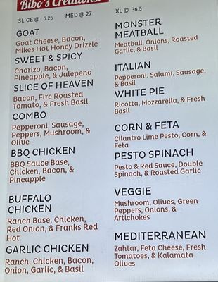 Menu photo 4 Bibo's NY Pizza San Jose, CA Menu photo 4 Bibo's NY Pizza San Jose, CA