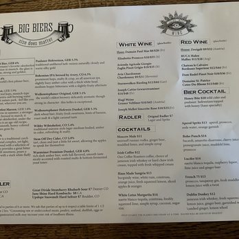 Bohemian Biergarten - Drink menu - German Near Me - Boulder, Colorado Bohemian Biergarten - Drink menu - German Near Me - Boulder, Colorado