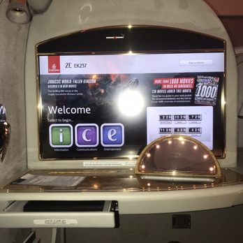 Emirates - TV Screen In Pod - Airlines Near Me - Dulles, Virginia