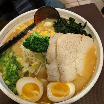 Kintaro Ramen - Vegetarian miso with lean pork - Ramen Near Me - Vancouver, British Columbia Kintaro Ramen - Vegetarian miso with lean pork - Ramen Near Me - Vancouver, British Columbia