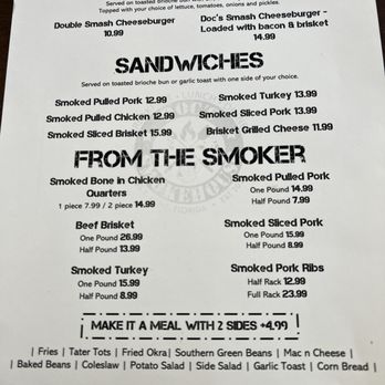 Doc’s Smokehouse - Barbeque Near Me - Titusville, Florida