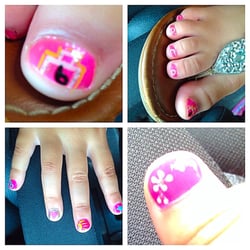 Great Nails - Birthday toes for my daughter