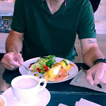 That Early Bird - Smoked salmon with 2 potched eggs,holinday sauce,creepers amd more. - Coffee & Tea Near Me - Grand Rapids, Michigan