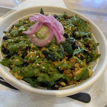 Vibe Organic Kitchen & Juice - Cauliflower Scramble very healthy - Juice Bars & Smoothies Near Me - Dana Point, California