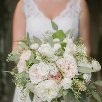Floral Events - White, blush, greens. Stunning bouquet by Erin and her team. - Florists Near Me - Houston, Texas
