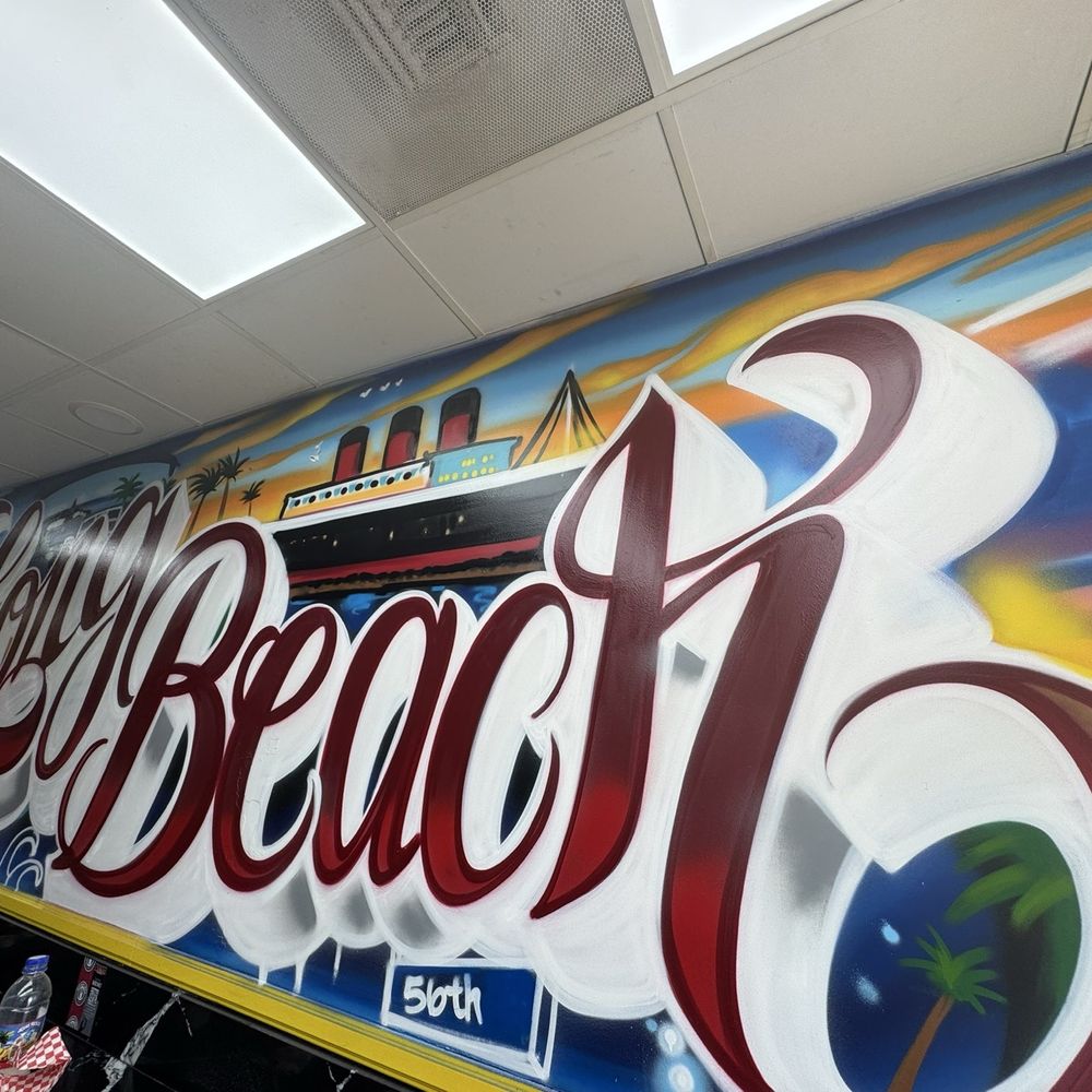 Fatima’s Grill - Love the art! - Mediterranean Near Me - Long Beach, California