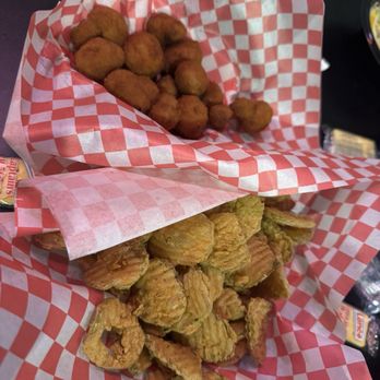 The Fish House - Fried pickles and fried mushrooms - Seafood Near Me - Monroe, Louisiana