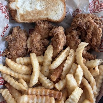 Huey Magoo's Chicken Tenders - Five finger plate from Huey's is 3/5 stars. Just okay. $12 - Chicken Shop Near Me - Dacula, Georgia
