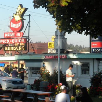 Pick-Quick Drive In - Always Customers here - Burgers Near Me - Fife, Washington Pick-Quick Drive In - Always Customers here - Burgers Near Me - Fife, Washington