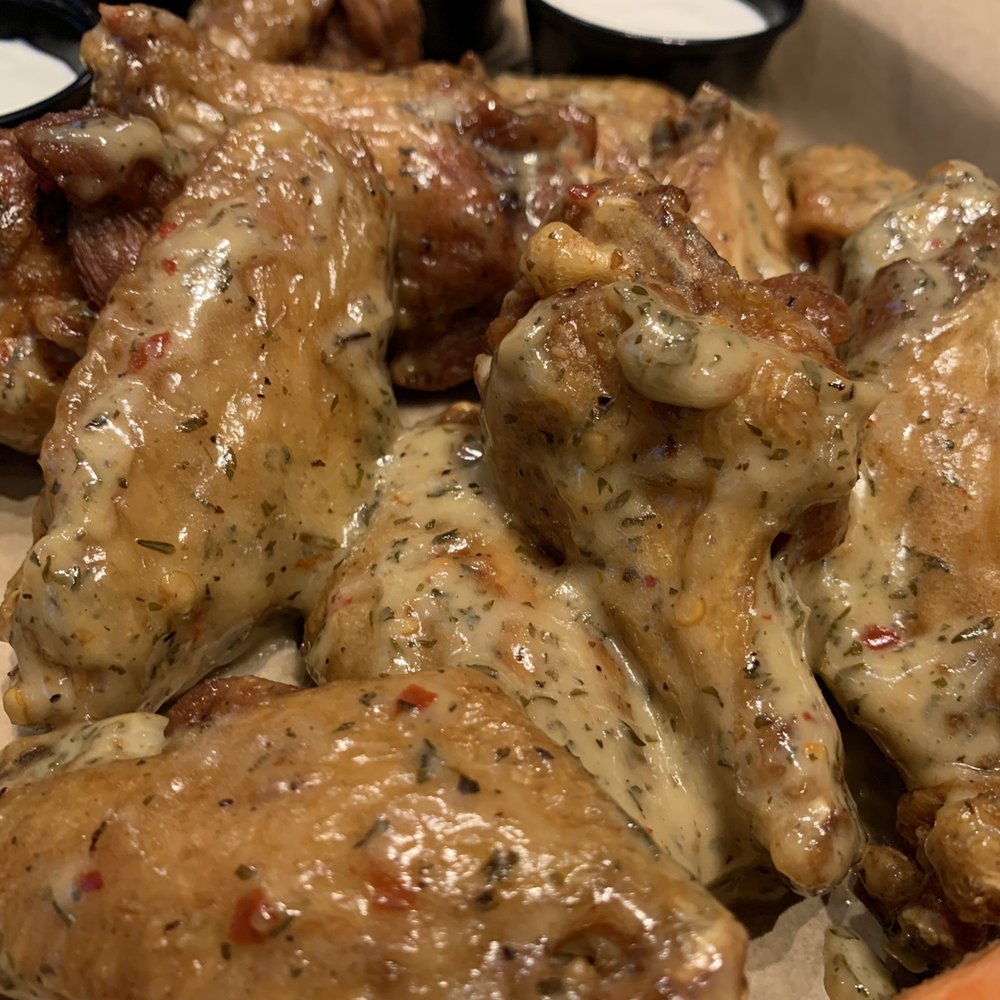Buffalo Wild Wings - Parmesan Garlic wings. This is one of our two favorite flavors. - Sports Bars Near Me - Pooler, Georgia Buffalo Wild Wings - Parmesan Garlic wings. This is one of our two favorite flavors. - Sports Bars Near Me - Pooler, Georgia