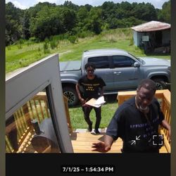 Beasley Appliance Repair - Roy Beasley entering my property on July 1st with his son claiming to be appliance repairmen