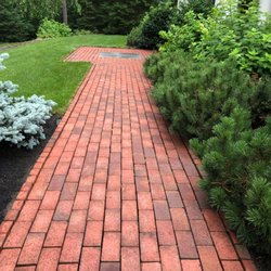 Peartree Window Cleaning - walkway after power washed by Peartree Window Cleaning