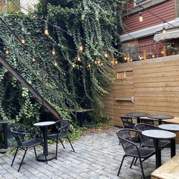 Annex Hotel - Outdoor patio-- can't wait to come for a comedy night! - Hotels Near Me - Toronto, Ontario