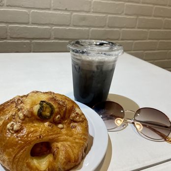 Luce Ave Coffee Roasters - Sausage kolache and black cloud - Coffee & Tea Near Me - Houston, Texas