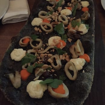 Buca Yorkville - Nero di seppia (squid ink pizza) - Italian Near Me - Toronto, Ontario Buca Yorkville - Nero di seppia (squid ink pizza) - Italian Near Me - Toronto, Ontario