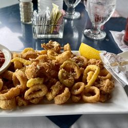 Mattakeese Wharf Waterfront Seafood - Calamari with marinara
