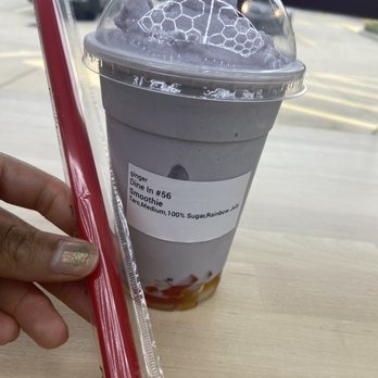 Gong Cha - Taro smoothie 100% sweetness with rainbow jelly - Coffee & Tea Near Me - Columbia, South Carolina Gong Cha - Taro smoothie 100% sweetness with rainbow jelly - Coffee & Tea Near Me - Columbia, South Carolina