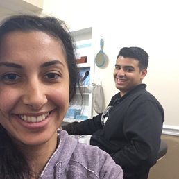 With dental assistant Chris. With dental assistant Chris.