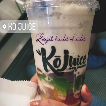 Ko Juice - Halo-halo complete ingredients with legit ube halaya! - Coffee & Tea Near Me - Glendale, California