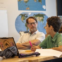 The Greene School - The Greene School faculty member with middle school student
