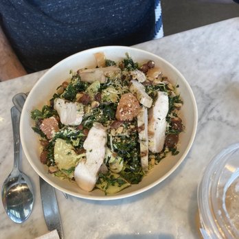 Flower Child - Brussels Sprouts & Organic Kale with Chicken - Vegetarian Near Me - Dallas, Texas
