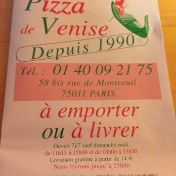 Pizza de Venise - Pizza Near Me - Paris, 75