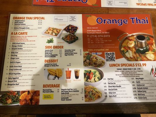 Menu photo 4 Orange Thai Huntington Beach, CA Menu photo 4 Orange Thai Huntington Beach, CA